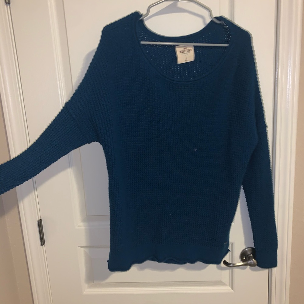Blue Hollister sweater